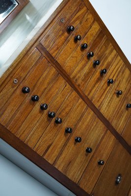 Antique Mahogany and Marble Dentist Cabinet, Amsterdam, 1920s-XO-1107741