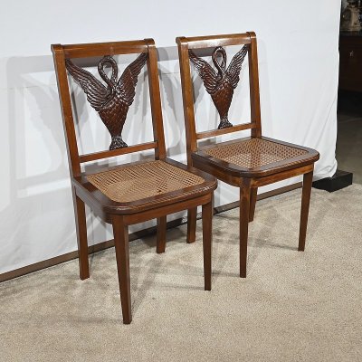 Antique Mahogany Chairs, Set of 2-RVK-1778449