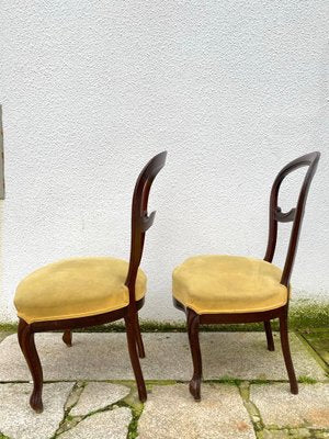 Antique Mahogany Chairs, Set of 2-GEL-580486