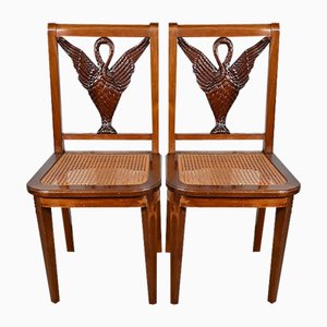 Antique Mahogany Chairs, Set of 2-RVK-1778449