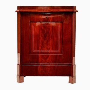 Antique Mahogany Half Trumeau Cabinet-GCQ-1384798