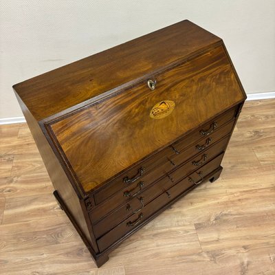 Antique Mahogany Secretary, England, 1880s-ALF-2033596