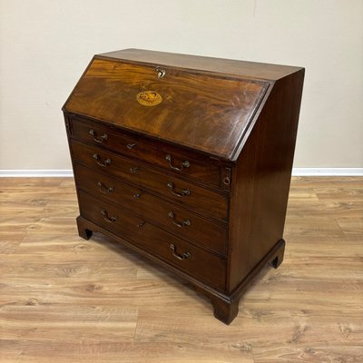 Antique Mahogany Secretary, England, 1880s-ALF-2033596