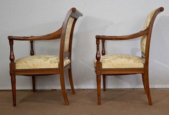 Antique Mahogany & Upholstery Armchairs, Set of 2-RVK-1440655