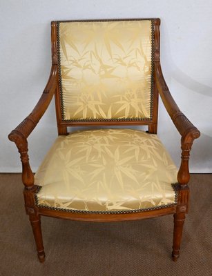 Antique Mahogany & Upholstery Armchairs, Set of 2-RVK-1440655