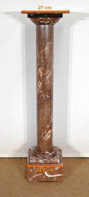 Antique Marble Column, Late 19th Century-RVK-1394871