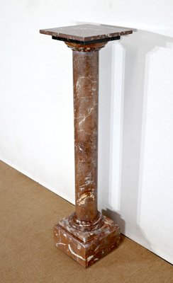 Antique Marble Column, Late 19th Century-RVK-1394871