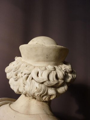 Antique Marble Sculpture by Benvenuti-WSV-605406