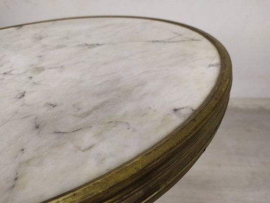 Antique Marble Side Table, 1890s-EAD-1719301