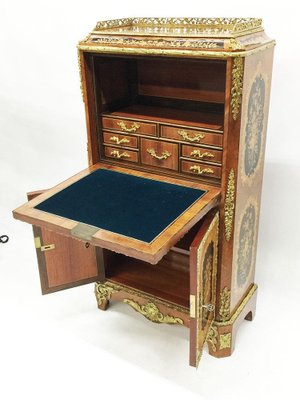 Antique Marquetry Children's Bureau Secretary-UCH-1224449