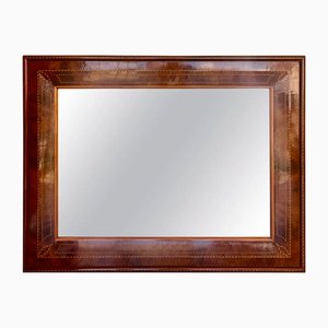 Antique Marquetry Inlaid Mahogany Mirror, 1890-PSK-2031325