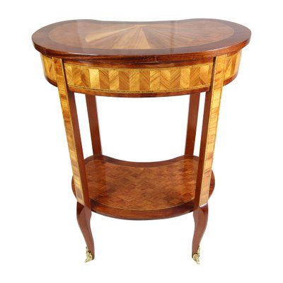 Antique Marquetry Side Table in Louis XV Style-WFJ-1284215