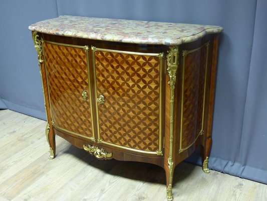 Antique Marquetry Sideboard-WSV-605301