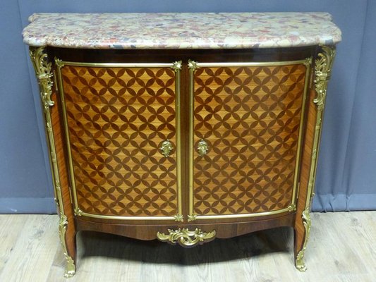 Antique Marquetry Sideboard-WSV-605301