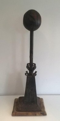 Antique Metal Finial, 1900s-BA-658332