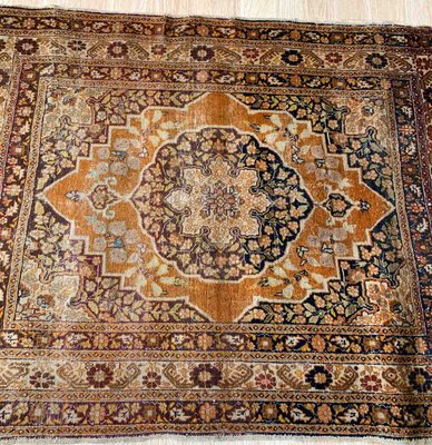 Antique Middle East Tabriz Hajalili Rug, 1880s-JZV-1170211