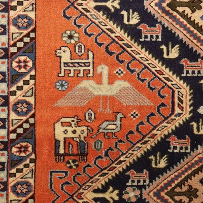 Antique Middle Eastern Ardebil Rug in Cotton & Wool-VMM-2023837