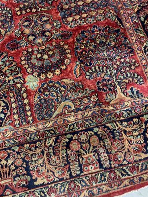 Antique Middle Eastern Sarouk Rug, 1920s-JZV-1215598