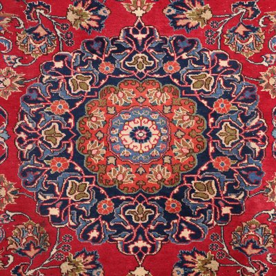 Antique Middle Eastern Tabriz Rug in Cotton & Wool-VMM-2023835