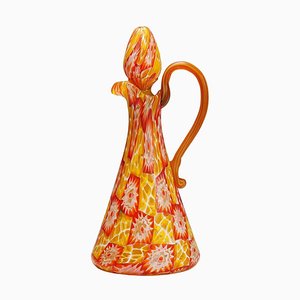 Antique Millefiori Jug with Handles from Fratelli Toso, 1920-KJP-1343304