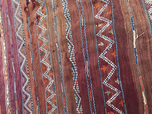 Antique Moroccan Distressed Kilim-YMM-1061909