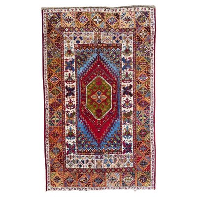 Antique Moroccan Rabat Rug, 1890s-YMM-1374636