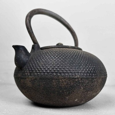 Antique Nanbu Tetsubin Cast Iron Teapot, 1890s-DWL-2024727