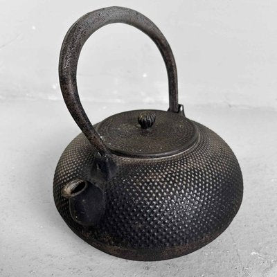 Antique Nanbu Tetsubin Cast Iron Teapot, 1890s-DWL-2024727