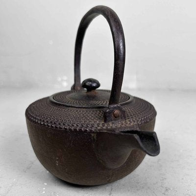 Antique Nanbu Tetsubin Cast Iron Teapot, 1890s-DWL-2024729