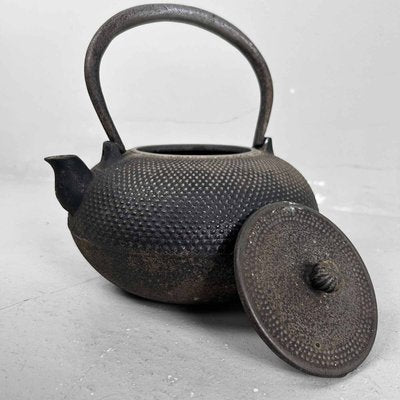 Antique Nanbu Tetsubin Cast Iron Teapot, 1890s-DWL-2024727