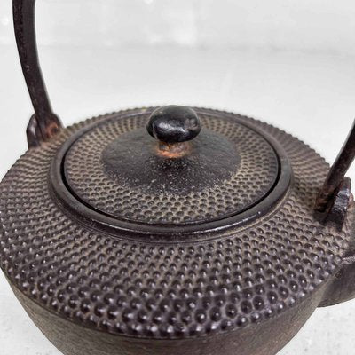 Antique Nanbu Tetsubin Cast Iron Teapot, 1890s-DWL-2024729