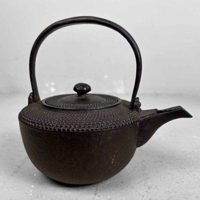 Antique Nanbu Tetsubin Cast Iron Teapot, 1890s-DWL-2024729