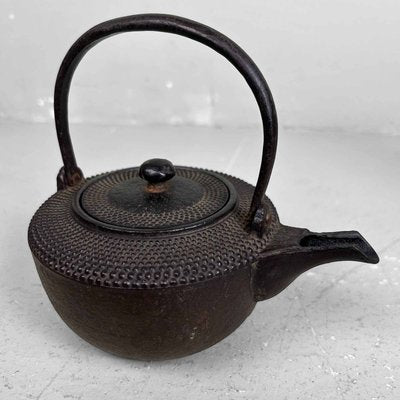 Antique Nanbu Tetsubin Cast Iron Teapot, 1890s-DWL-2024729