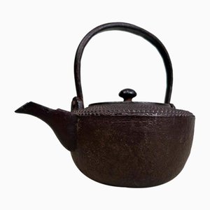 Antique Nanbu Tetsubin Cast Iron Teapot, 1890s-DWL-2024729