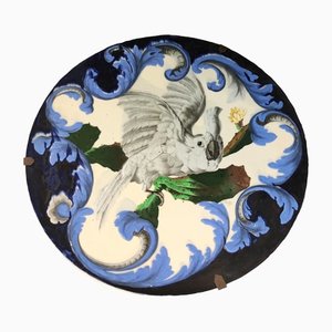 Antique Napoleon III Ceramic Plate, France-RFP-1350611