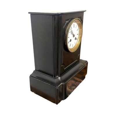 Antique Napoleon III Chimney Marble Table Clock-TCS-2020651