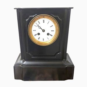 Antique Napoleon III Chimney Marble Table Clock-TCS-2020651