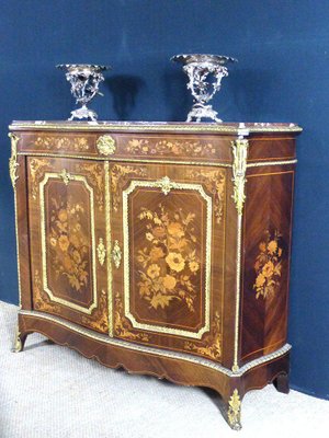 Antique Napoleon III Marquetry Buffet-WSV-605119