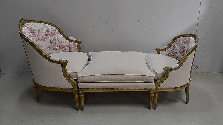 Antique Napoleon III Modular Sofa, Set of 3-RVK-594587