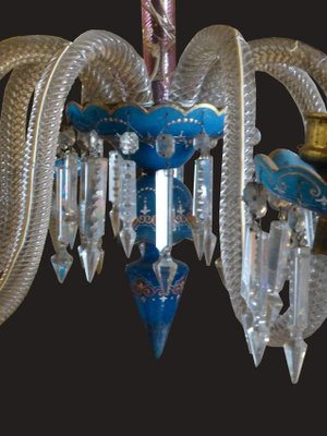 Antique Napoleon III Murano Glass Chandelier-WSV-605477