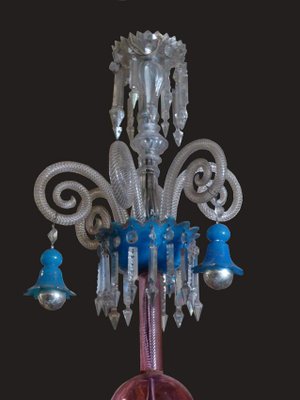 Antique Napoleon III Murano Glass Chandelier-WSV-605477