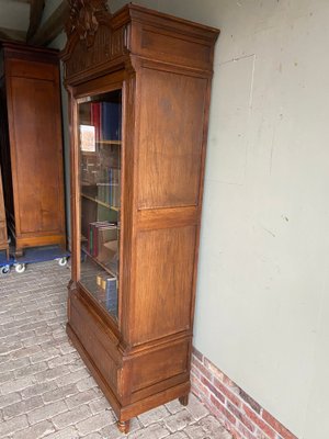 Antique Oak Bookcase, 1880s-GTG-1807418