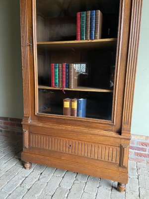 Antique Oak Bookcase, 1880s-GTG-1807418