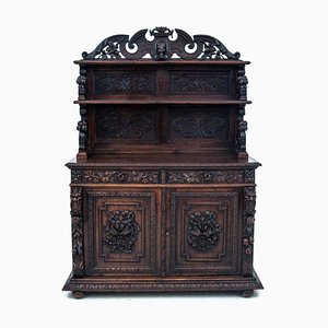 Antique Oak Chest of Drawers, 1880s-BXB-721968