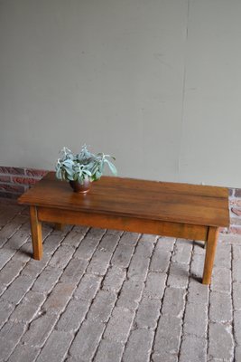 Antique Oak Coffee Table-GTG-1735648