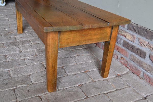 Antique Oak Coffee Table-GTG-1735648