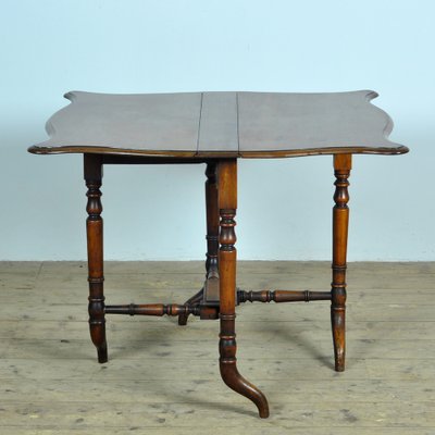 Antique Oak Drop Leaf Table, 1820s-IW-1756891