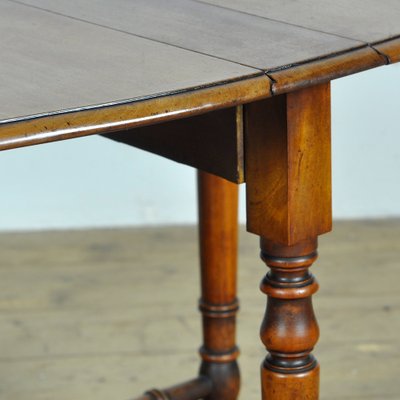 Antique Oak Drop Leaf Table, 1820s-IW-1756891