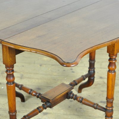 Antique Oak Drop Leaf Table, 1820s-IW-1756891