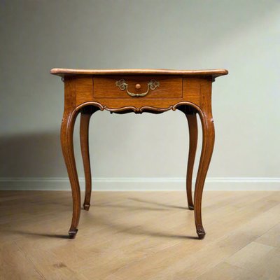 Antique Oak Side Table, France, 1750s-ALF-2033626